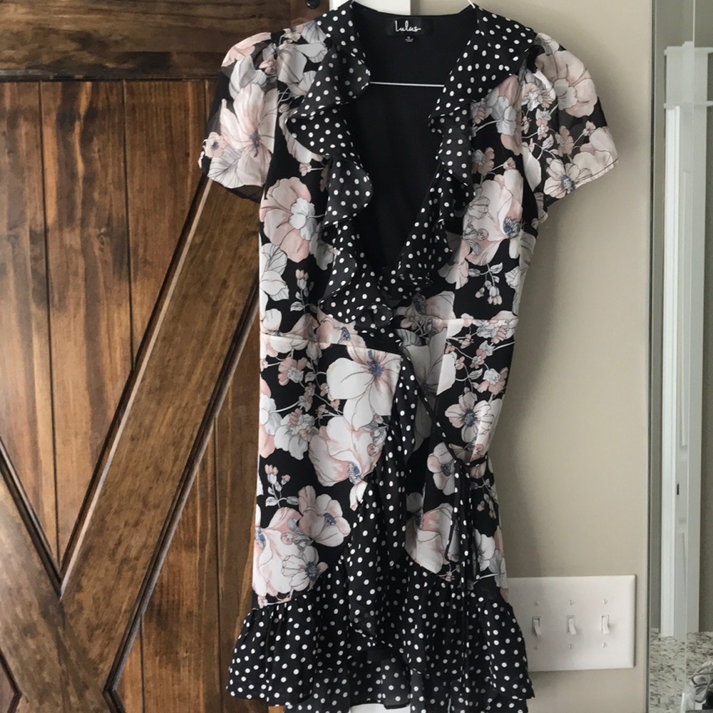 Mini wrap dress